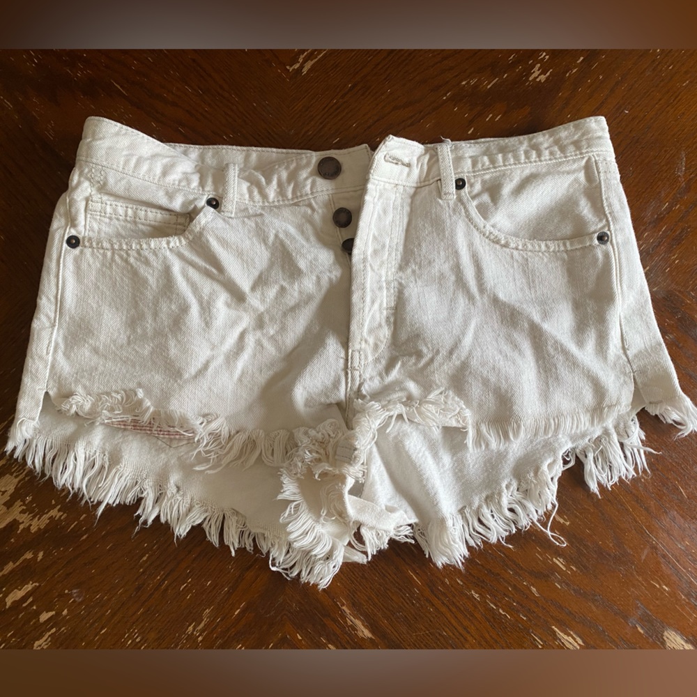 Free People Jean Shorts